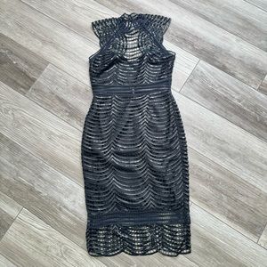 SAYLOR EMBELLISHED Black Dress Size M